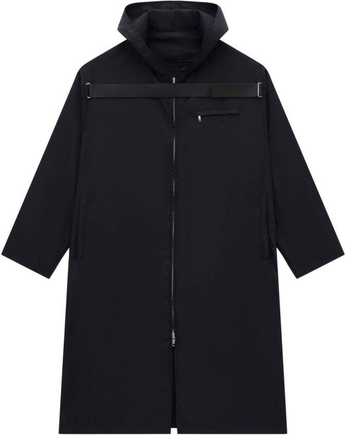 Courrèges Parka met capuchon Zwart