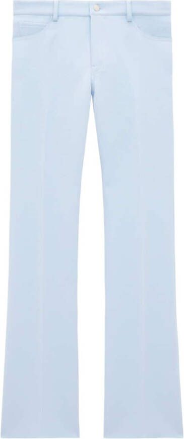 Courrèges Geplooide pantalon Blauw