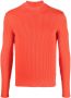 Courrèges Ribgebreide trui Rood - Thumbnail 1