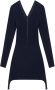 Courrèges Ribgebreide jurk Blauw - Thumbnail 1
