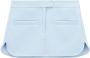 Courrèges Gewelfde twill mini-rok Blauw - Thumbnail 1