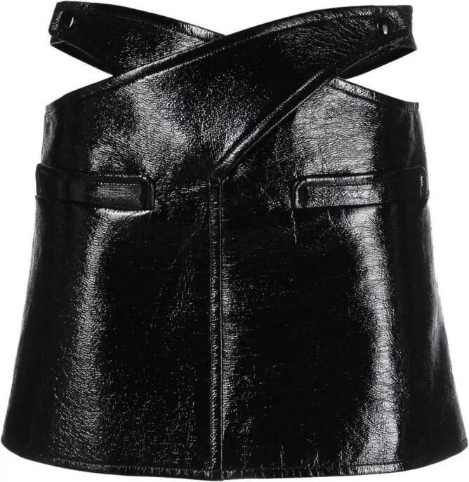 Courrèges Rok met uitgesneden detail Zwart