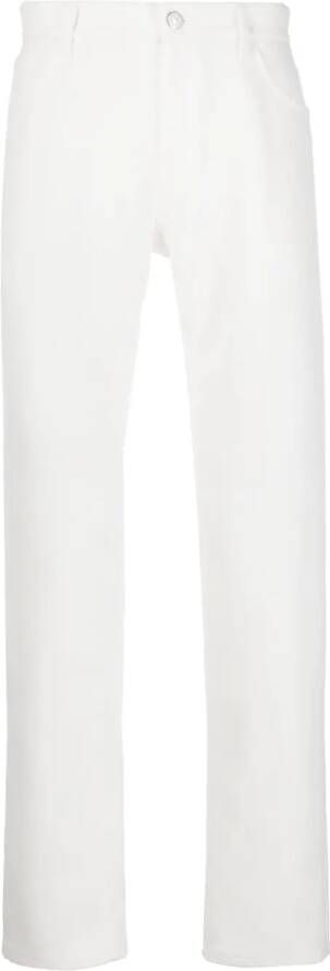 Courrèges Mid rise straight broek Wit