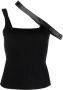 Courrèges Tanktop met bandje Zwart - Thumbnail 1