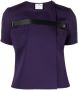 Courrèges T-shirt met bandje Paars - Thumbnail 1
