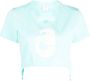 Courrèges T-shirt met bretels Blauw - Thumbnail 1