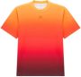 Courrèges T-shirt met kleurverloop Veelkleurig - Thumbnail 1