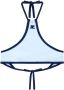 Courrèges Top met halternek Blauw - Thumbnail 1
