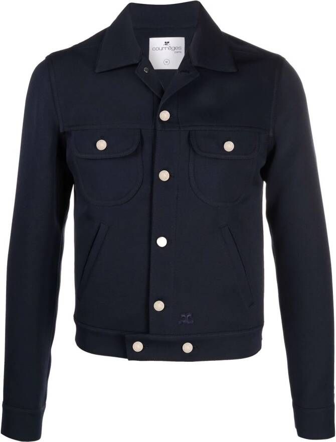 Courrèges Truckerjack Blauw
