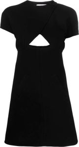 Courrèges Uitgesneden mini-jurk Zwart