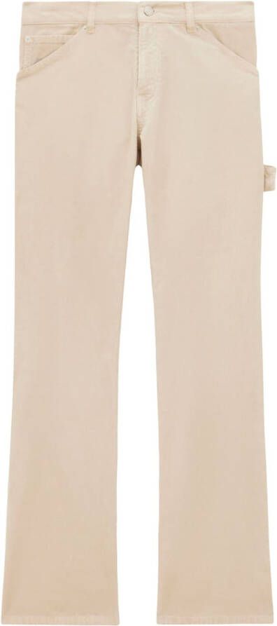 Courrèges Broek met fluwelen-effect Beige