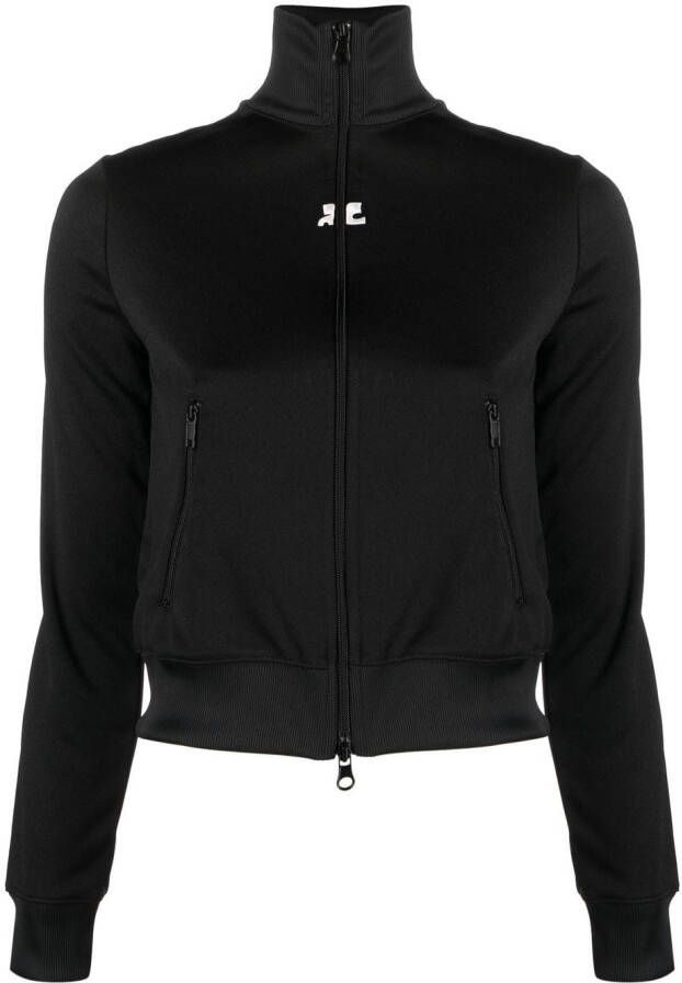 Courrèges Jack met rits Zwart