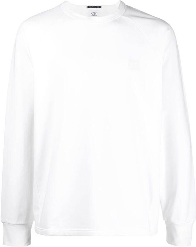 C.P. Company Sweater met logopatch Wit