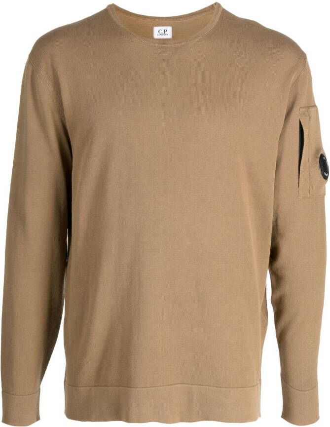 C.P. Company Sweater met ronde hals Bruin