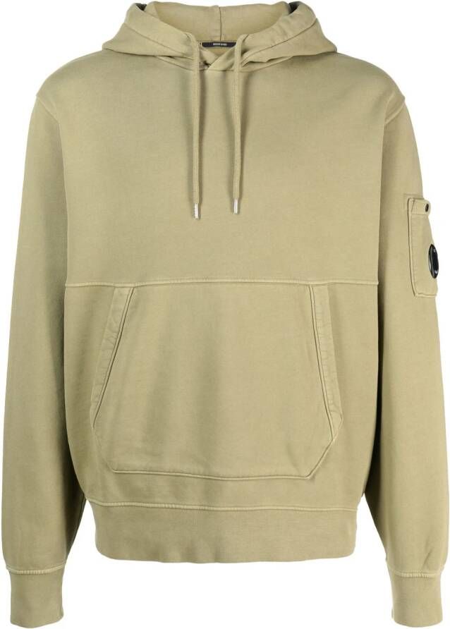 C.P. Company Fleece hoodie Groen