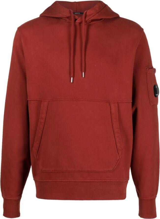 C.P. Company Fleece hoodie Rood