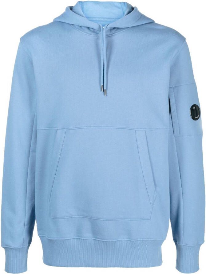 C.P. Company Fleece hoodie Blauw