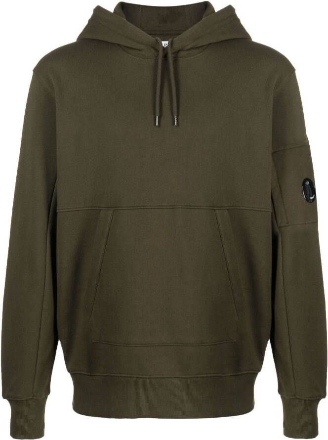C.P. Company Fleece hoodie Groen