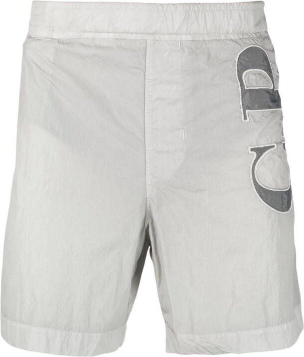 C.P. Company Shorts met elastische taille Grijs