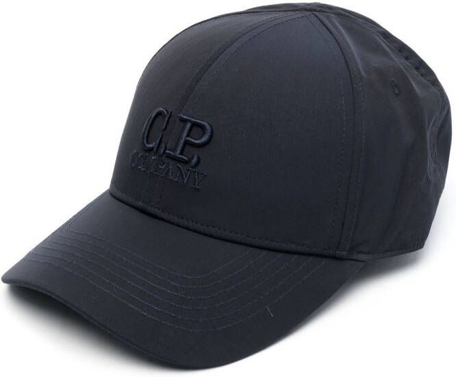 C.P. Company Pet met geborduurd logo Blauw