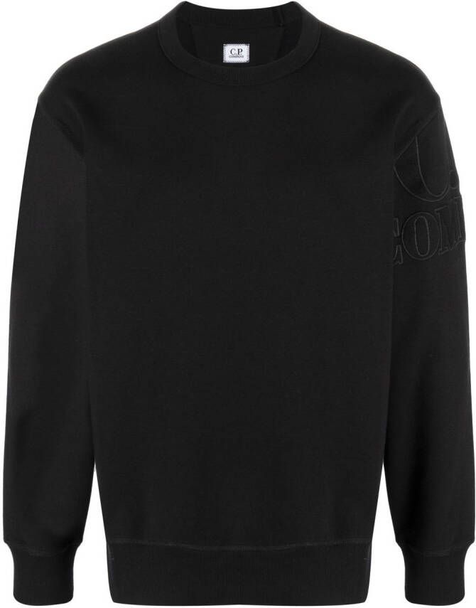 C.P. Company Fleece sweater Zwart