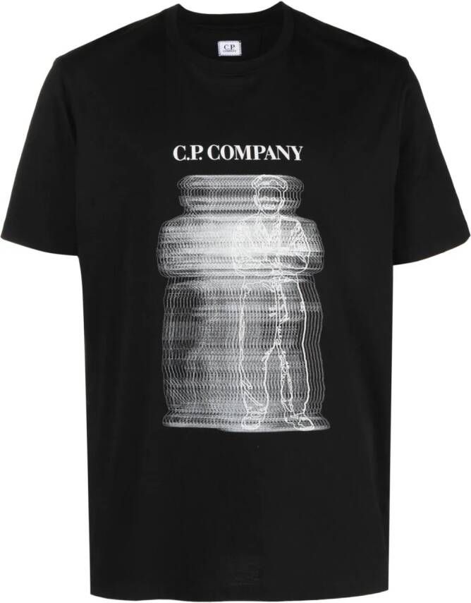 C.P. Company T-shirt met print Zwart