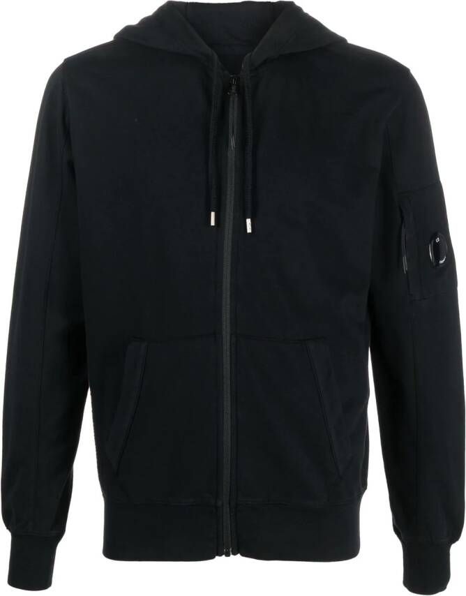 C.P. Company Hoodie met logo Zwart