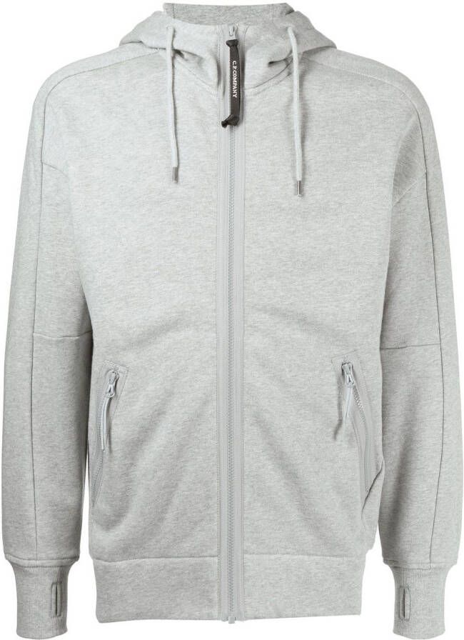 C.P. Company Hoodie met rits Grijs