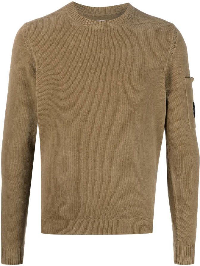 C.P. Company Katoenen trui Bruin