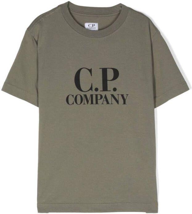 C.P. Company Kids T-shirt met print Groen