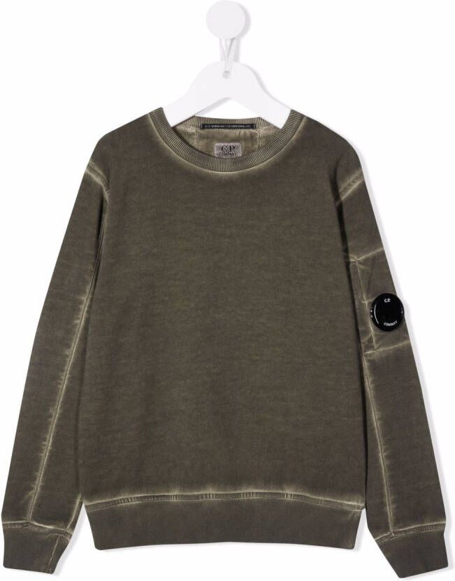 C.P. Company Kids Katoenen sweater Groen