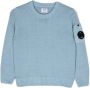 C.P. Company Kids Trui met lensdetail Blauw - Thumbnail 1