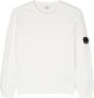 C.P. Company Kids Sweater met logopatch Wit - Thumbnail 1