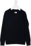 C.P. Company Kids Trui verfraaid met geribbelde afwerking Blauw - Thumbnail 1