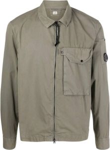 C.P. Company Shirtjack met lensdetail Groen