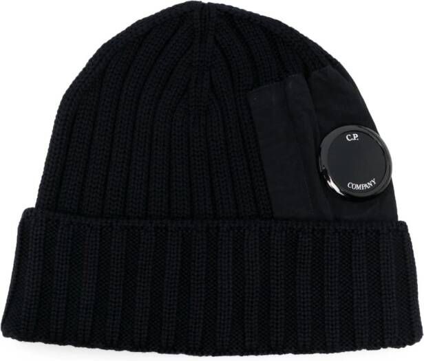 C.P. Company Wollen muts Blauw