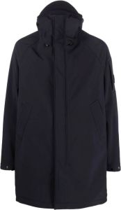 C.P. Company lens-detail zip coat Blauw