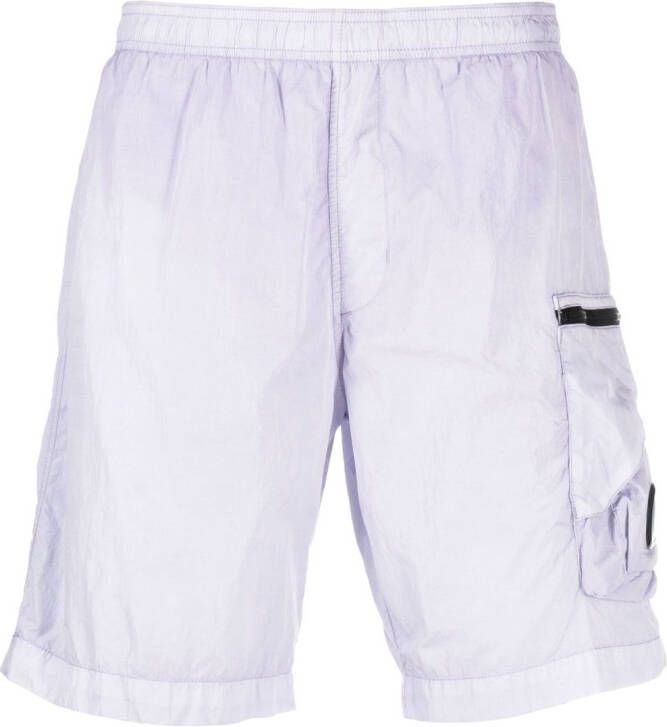 C.P. Company Trainingsshorts met logo Blauw