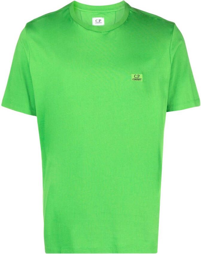 C.P. Company T-shirt met logopatch Groen