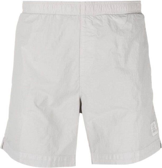 C.P. Company Shorts met logopatch Grijs