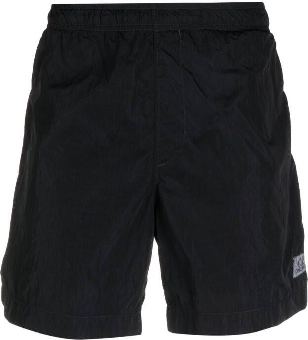 C.P. Company Zwembroek met logopatch Blauw