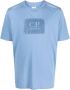 C.P. Company T-shirt met logoprint Blauw - Thumbnail 1
