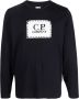 C.P. Company T-shirt met logoprint Blauw - Thumbnail 1