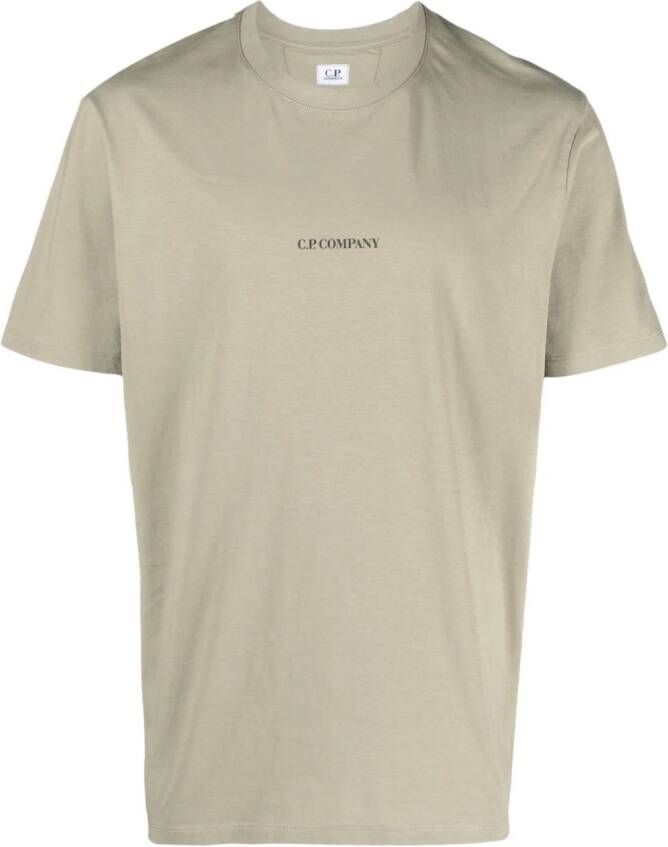 C.P. Company T-shirt met logoprint Groen