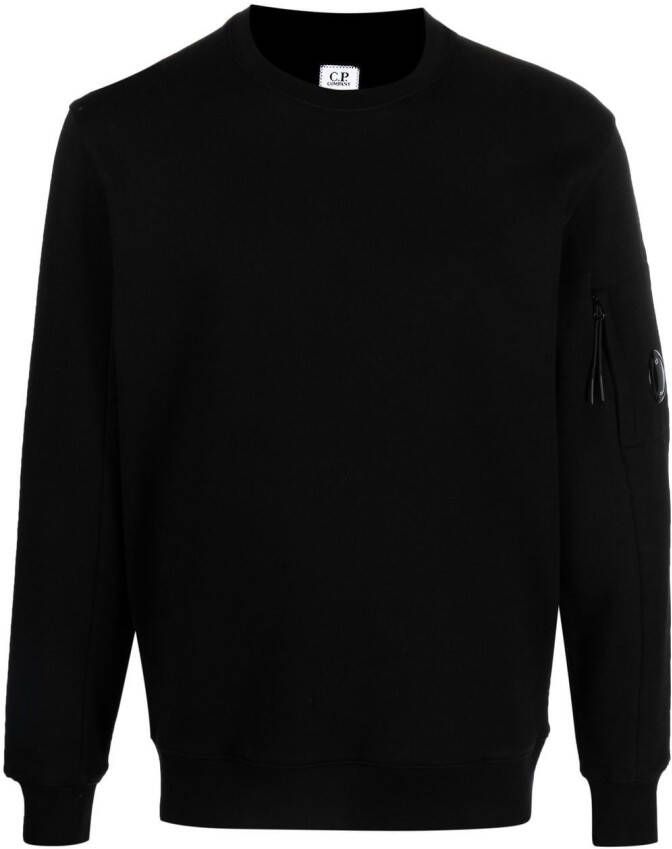 C.P. Company Sweater met Lens-detail Zwart