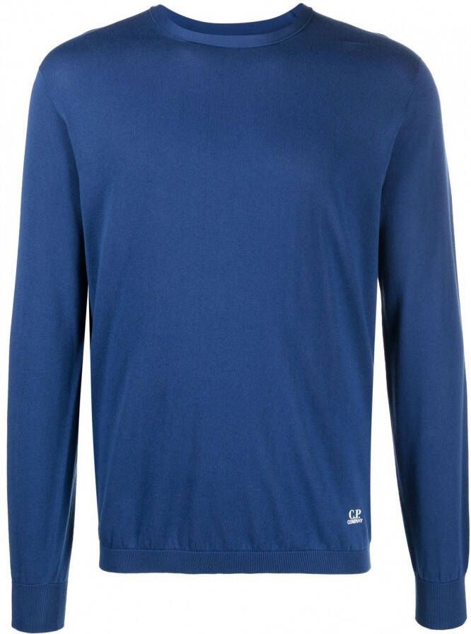 C.P. Company Sweater met logoprint Blauw