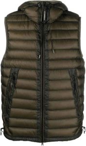 C.P. Company padded goggle-detail gilet Groen