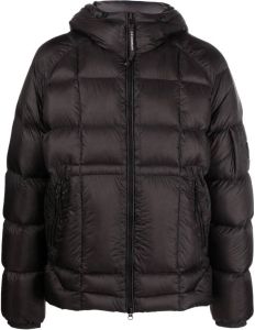 C.P. Company padded panel hooded jacket Zwart