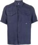 C.P. Company Overhemd met korte mouwen Blauw - Thumbnail 1
