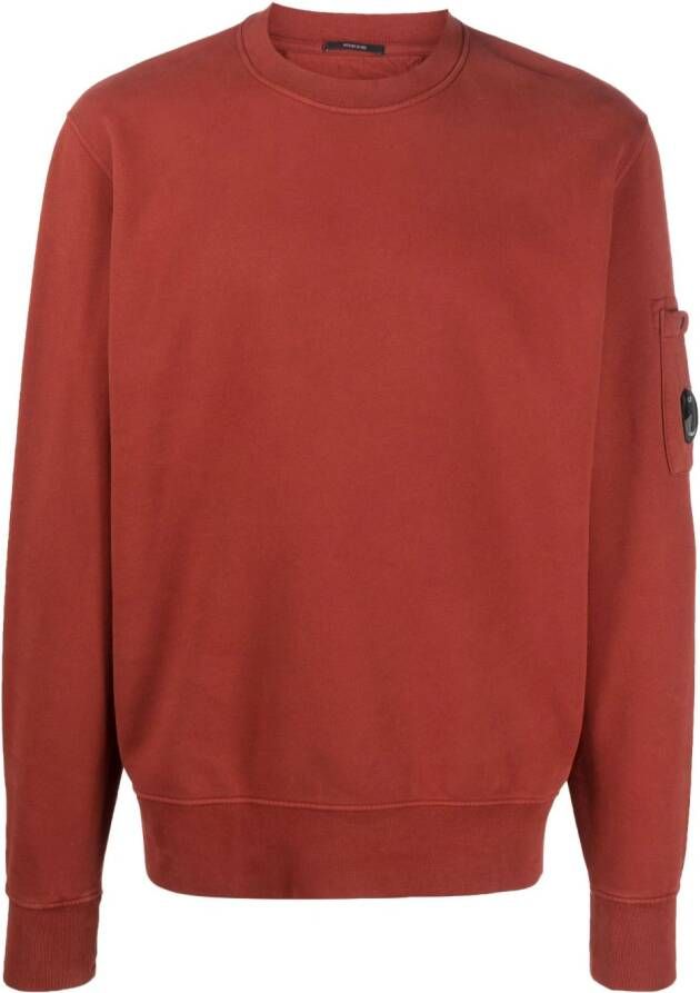 C.P. Company Sweater met logopatch Oranje